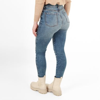 Jean Tiro Medio Bota Skinny