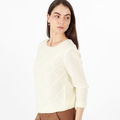 Sweater Cuello Redondo Manga Langa