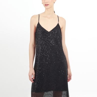 Vestido Cuello V Manga Sisa
