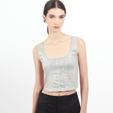 Camiseta Cuello U Manga Sisa