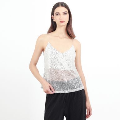 Blusa Cuello V Manga Sisa