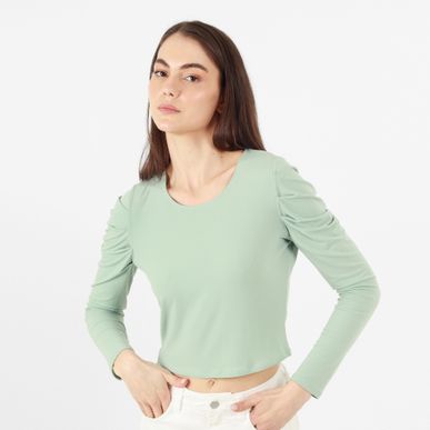 Camiseta Cuello Redondo Manga Larga