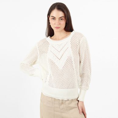 Sweater Cuello Redondo Manga Larga