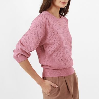 Sweater Cuello Redondo Manga Larga