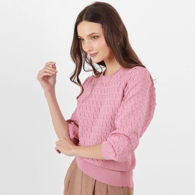 Sweater Cuello Redondo Manga Larga