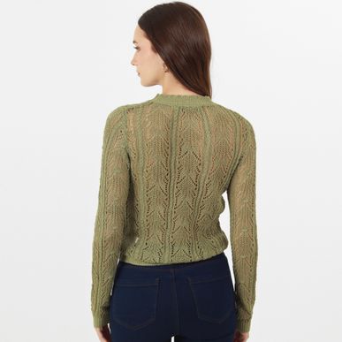 Sweater Cuello Redondo Manga Larga