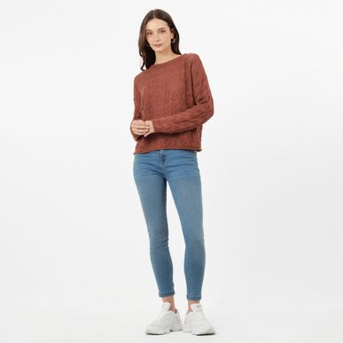 Sweater Cuello Redondo Manga Larga