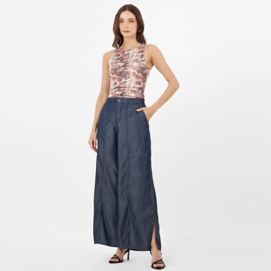 Pantalon Tiro Alto Bota Flare