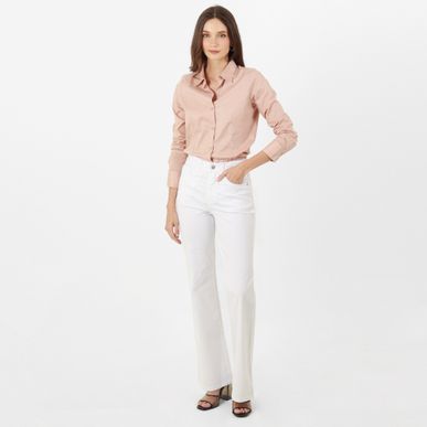 Jean Tiro Medio Bota Flare