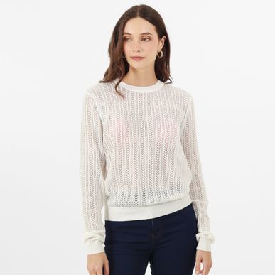 Sweater Cuello Redondo Manga Larga