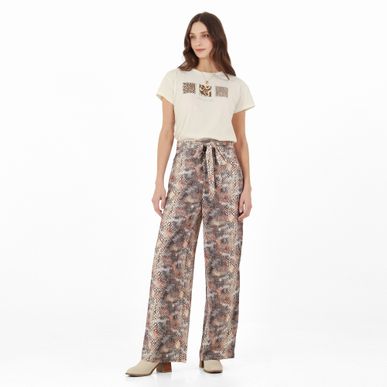 Pantalon Tiro Alto Bota Flare