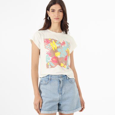 Camiseta Cuello Redondo Manga Corta