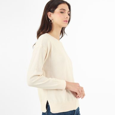 Sweater Cuello Redondo Manga Larga
