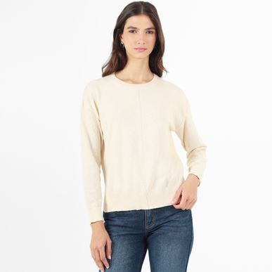 Sweater Cuello Redondo Manga Larga