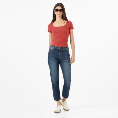 Camiseta Cuello Redondo Marga Corta