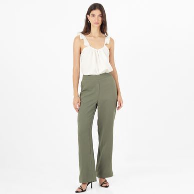 Pantalon Tiro Alto Bota Recta