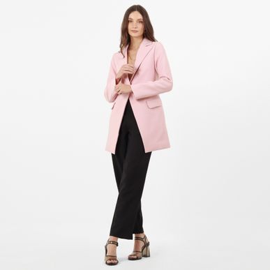 Blazer Largo Cuello Solapa