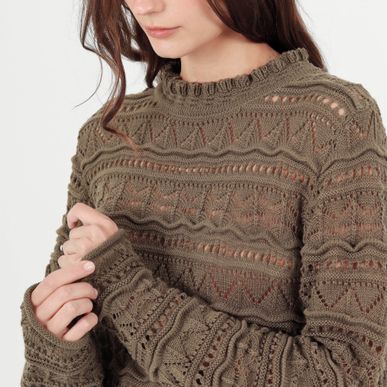 Sweater Cuello Alto Manga Larga