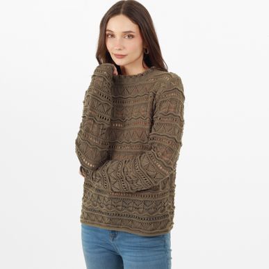 Sweater Cuello Alto Manga Larga