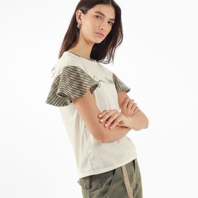 Camiseta Cuello Redondo Manga Corta