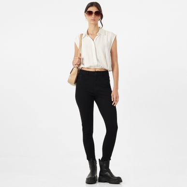 Blusa Cuello Camisero Manga Sisa