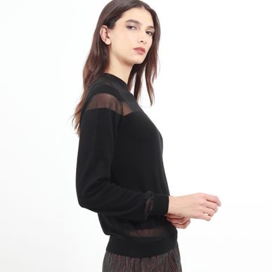 Sweater Cuello Redondo Manga Larga