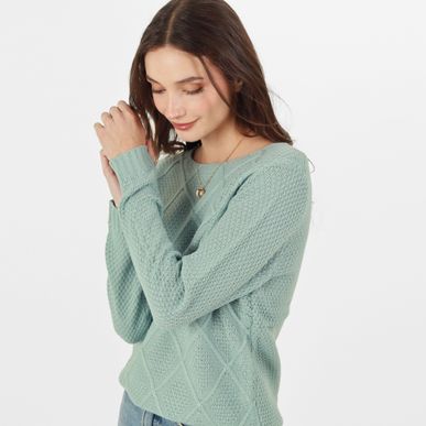 Sweater Cuello Redondo Manga Langa