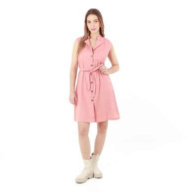 Vestido Cuello V Neru Manga Sisa