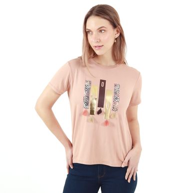 Camiseta Cuello Redondo Manga Corta