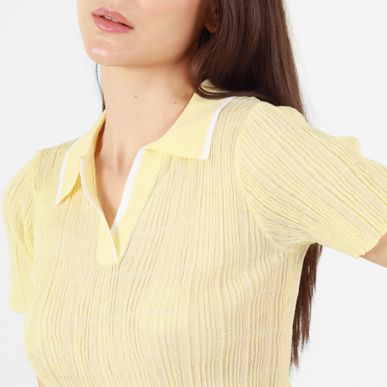 Sweater Cuello Sport Manga Corta