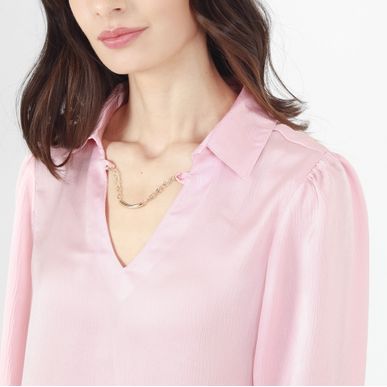 Blusa Cuello V Manga 3Cuartos