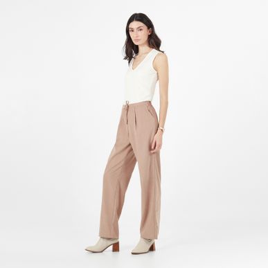 Pantalon Tiro Alto Bota Recta