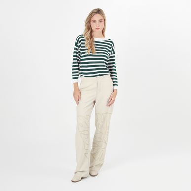 Sweater Cuello Redondo Manga Larga