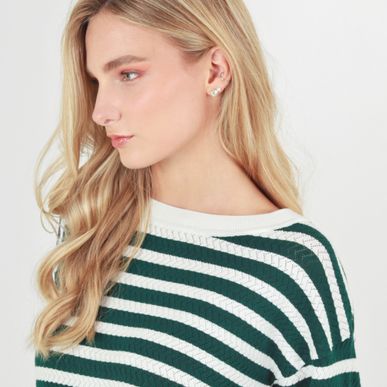 Sweater Cuello Redondo Manga Larga