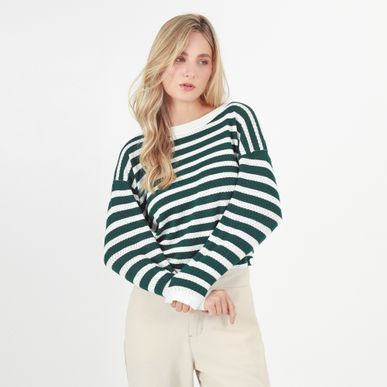 Sweater Cuello Redondo Manga Larga