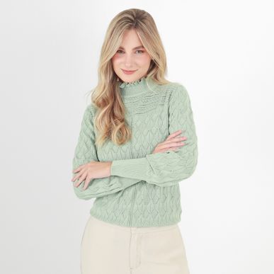 Sweater Cuello Alto Manga Larga