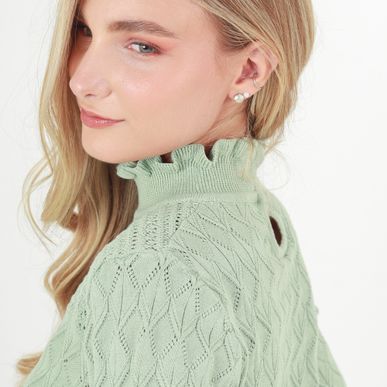 Sweater Cuello Alto Manga Larga