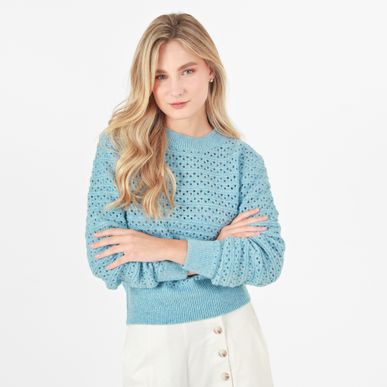 Sweater Cuello Redondo Manga Larga