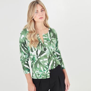 Sweater Cuello Redondo Manga Larga