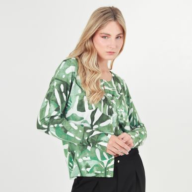 Sweater Cuello Redondo Manga Larga