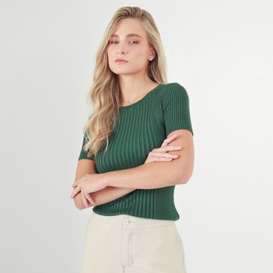 Sweater Cuello Redondo Manga 3Cuartos