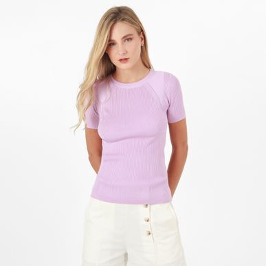 Sweater Cuello Redondo Manga Corta