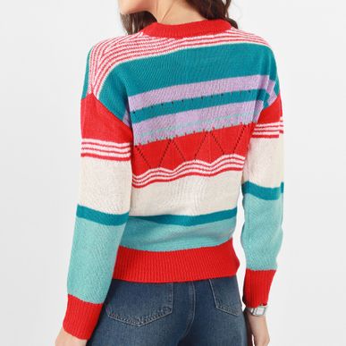 Sweater Cuello Redondo Manga Larga