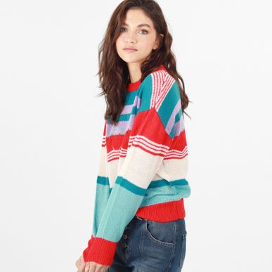 Sweater Cuello Redondo Manga Larga