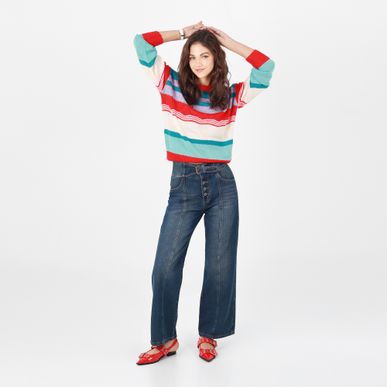Sweater Cuello Redondo Manga Larga