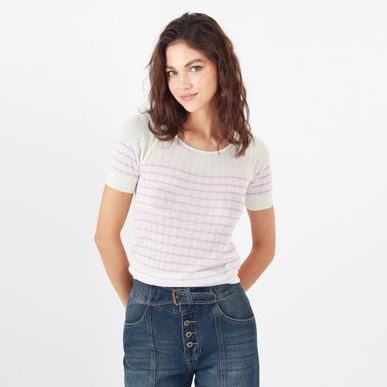 Camiseta Cuello Redondo Manga Corta