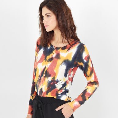 Sweater Cuello Redondo Manga Larga