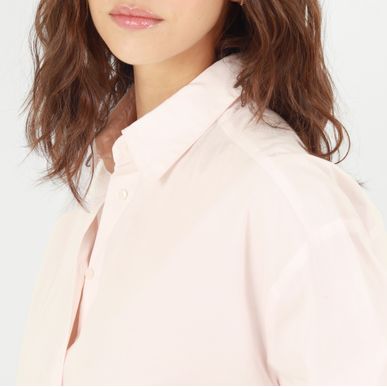 Blusa Cuello Camisero Manga Larga
