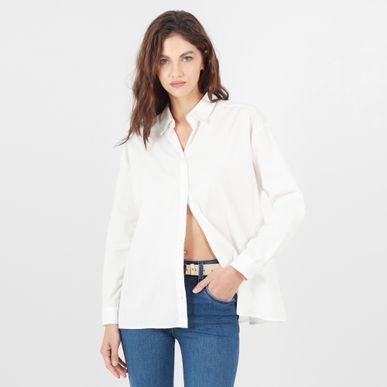 Camisa Cuello Camisero Manga Larga