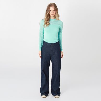 Sweater Cuello Redondo Manga Larga
